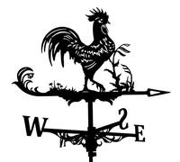 Sirxlevcy Indicatore di Direzione del in Acciaio Inossidabile per Casa in Acciaio Inossidabile Indicatore Direzione del Strumenti di Misurazione per Outdoor Gallo Animal Staffa