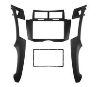 Sirxlevcy Kit di Rivestimento per Fascia per Autoradio, Kit di Installazione Cornice per Pannello Dvd 2 DIN per Vitz Platz 2005 2006 2007 2008-2011