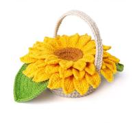 Sirxlevcy Kit Sottobicchiere All'Uncinetto con Filo per Maglieria, Ganci, Set di Accessori per Maglieria Facile, Forniture Artigianali DIY