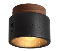 Sirxlevcy Lampada da Soffitto Wabi-Sabi In Stile Giapponese E27 con Dimmer A Tre Colori per Cucina, Corridoio, Soggiorno, Studio, Sala da Tè B