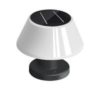 Sirxlevcy Lampada da Tavolo Solare per Esterni Lampada da Lettura Solare per Interni da Giardino Impermeabile Luce Notturna Dimmerabile Fili Durevole Facile da Installare Facile da Usare