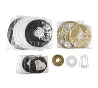 Sirxlevcy Lanterne di Carta Decorative da 20 Pezzi Lanterne Papier Lanterne Papier Nero Rotondo Nero per Decorazioni da Esterno