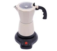 Sirxlevcy Macchina per Caffè Espresso da Piano Cottura con Piastra Riscaldante Elettrica Macchina per Caffè Espresso per Piano Cottura A Induzione Espresso 6 Tazze Spina UE