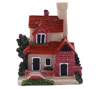 Sirxlevcy Mini Casa nel Resina Casa nel Miniatura Fata Giardino Paesaggio Casa Giardino Decorazione Mestieri nel Resina 4 Stili Colore Casuale