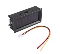 Sirxlevcy Mini Display a Led Digitale da 0,56 pollici 4 Bit 0-100V Voltmetro da Pannello Volt Voltage Meter Tester