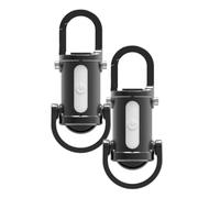 Sirxlevcy Mini Torcia, Mini Torcia Tascabile Lumilinks, Torcia Elettrica, Power Bank e, Nero