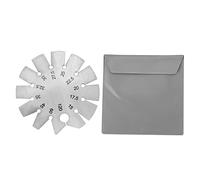 Sirxlevcy Misuratore Angolare Ascia Misuratore Angolare Forma Rotonda Coltello Angle Finder Misuratore Angolare 15-120 ° per Misurare L'Angolo del Coltello