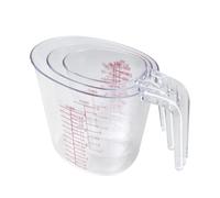 Sirxlevcy Misurini per La Cottura al Forno - Becher In Plastica da 50/500/1000 Ml con Scala, Strumenti di Misurazione da Cucina per Liquidi