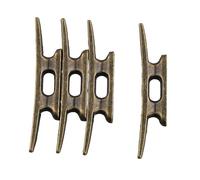 Sirxlevcy Morsetto per Barca 4 Pollici per Barca da Ormeggio Host in Ghisa in Ghisa Adatta per Decorazioni Nautiche da Spiaggia sul Lago, 4 Pezzi