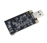 Sirxlevcy Msata A USB 3.0 Unità A Stato su Disco Rigido Mobile ASM1153E Chip Plug And Play per Dimensioni 30 X 50 Nero PC+Metallo 1 PZ