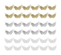 Sirxlevcy nel Plastica da 36 Pezzi per, Mini Toppe Ornamentali per Bianche 3D, per Decorazioni per Feste, DIY e Puntelli per Matrimoni