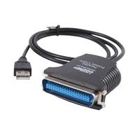 Sirxlevcy New Adattatore Per Convertitore Usb Express Per Stampante Con Porta Parallela Db36 Nero