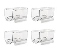 Sirxlevcy Organizzatore per Frigorifero, Portabottiglie per Vino, Impilabile, Organizer per Bevande e, Contenitore per Champagne, Portabottiglie per Vino