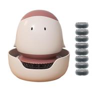 Sirxlevcy per Lavare I Piatti con Dispenser Sapone per Pentole Cucina per Lavare I Piatti Pentola Padella Pulizia per Sapone Rosso