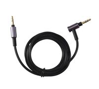 Sirxlevcy Per WH-1000 XM2 XM3 XM4 H900N H800 Audio per Cuffie da 3,5 Mm, 1,5 M/4,9 Piedi di Lunghezza (Nero Microfono)
