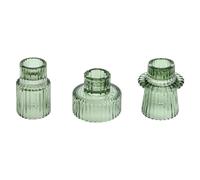 Sirxlevcy Porta Candele in Vetro Set di Portacandele per Centrotavola, Decorazioni per Matrimoni e Feste.