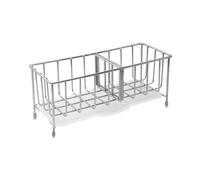 Sirxlevcy Porta Spugne per da Cucina Portaoggetti per Organizzatore per da Cucina Antiruggine Spugne per Lavapavimenti Portasapone