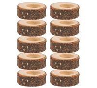 Sirxlevcy Portatovaglioli in Legno da 20 Pezzi Portatovaglioli Natalizi Portatovaglioli Rotondo Portatovaglioli Decorativi 1.18 Pollice