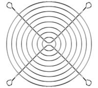 Sirxlevcy Protezione per le PC DC Ventilatore Griglia Protettore 120 millimetri 12 centimetri in metallo tono