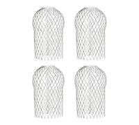 Sirxlevcy Protezioni per Grondaie da 4 Pezzi Filtro per Foglie In Alluminio da 3,5 Pollici Protezione Espandibile per Grondaie