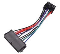 Sirxlevcy PSU ATX 24 pin femmina a 12 pin alimentazione di alimentazione 18AWG filo per Q87H3-AM Q87H3 AM Q87 scheda madre