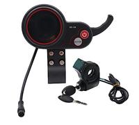 Sirxlevcy QS-S4 36V-60V Acceleratore A Pollice Display LCD + Chiave di Blocco 'Accensione Lungo per Zero 8 9 10 8X 10X Scooter Elettrico 6PIN Accessori per Scooter Elettrico