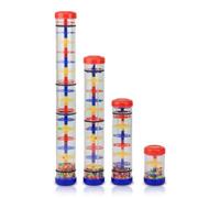 Sirxlevcy Rain Maker Tubo per Bastoncini Rain Maker Tubo per Bastoncini In Plastica per Bambini Tubo per Tubo per Sonaglio Rain Stick Shaker Musica Strumento Uditivo Sensoriale Giocattolo