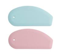 Sirxlevcy Raschietto per Ciotole In Silicone, Flessibile, con Bordo Curvo, per Uso Alimentare, Raschietto per Impasto da Banco, Resistente al, per Teglie da Cucina