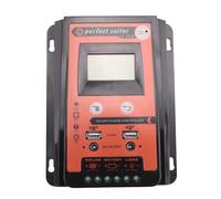 Sirxlevcy Regolatore di Carica Solare MPPT PWM 30A Regolatore Batteria Pannello Solare 12V 24V Display LCD con Doppia Porta USB