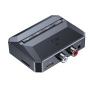 Sirxlevcy Ricevitore Audio Wireless Ricevitore Audio Bluetooth 5.3 Adattatore AUX Bluetooth 5.3 per Auto, per Stereo Domestico/Altoparlante/Musica