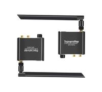 Sirxlevcy Ricevitore Musicale Audio Wireless 50M 2.4G con R/L da 3,5 mm per DVD TV Computer CD