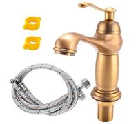 Sirxlevcy Rubinetti Lavabo Bagno Miscelatore Antico Rame Rubinetteria Stile Europa di Lusso