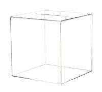 Sirxlevcy Salvadanaio In Acrilico Trasparente, Salvadanaio Non Apribile per Adulti e Bambini, Regalo da Tavola per Gli Friend