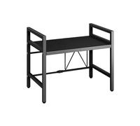 Sirxlevcy Scaffale per Microonde Estensibile A 2 Livelli con Mensola Portaoggetti, Resistente con 6 Ganci