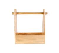 Sirxlevcy Scatola per Condimenti In Legno, Portaspezie, Organizer per Porta Condimenti da Esterno con Manico Ripiano per Scatola per Condimenti per Barbecue