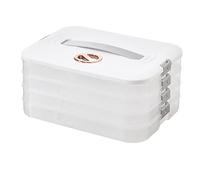 Sirxlevcy Scatola per Gnocchi Scatola per Gnocchi Frigorifero Congelamento per Gnocchi Congelamento Multistrato Scatola per Gnocchi un Congelamento Rapido Bianca