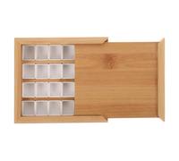 Sirxlevcy Scatola per per In Legno con Griglia A Mezza Padella, Tipo Estraibile Vuoto, Disegno A Olio, Vassoio per Pittura da Viaggio Portatile, Pallet Ray