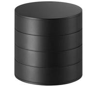 Sirxlevcy Scatola Portaoggetti Girevole Multistrato per Scrivania, Accessori per Capelli, Gioielli, Trucchi, Antipolvere, con Coperchio A