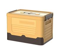 Sirxlevcy Scatola Portaoggetti Pieghevole Multifunzione Pieghevole Contenitore Organizer In Plastica per Articoli Vari Giallo