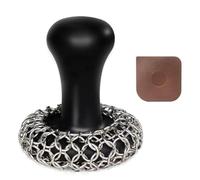 Sirxlevcy Scrubber per di Maglia In Ghisa di Generazione, Ideale per la Pulizia di Padelle e Padelle