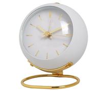 Sirxlevcy Semplice Orologio da Tavolo con Luce Notturna, Silenzioso Ticchettio, Batteria