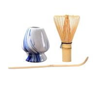 Sirxlevcy Set di Supporti per Frusta Matcha Accessori per Utensili da Tè In Ceramica Kit di Pennelli per Strumenti Matcha In 3 Pezzi Supporto per Chasen Giapponese
