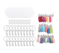 Sirxlevcy Set Vuoto in Acrilico, Sfuso in Acrilico Rotondo Trasparente (5 Pollici), Adatto per Progetti di in Resina Vinilica Fai-da-Te