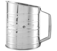 Sirxlevcy Setaccio per nel Acciaio Inossidabile Un 3 Tazze - Setaccio per Un Manovella Rotante Un Maglia Fine con nel Filo Agitatore per Torte da Forno