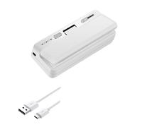 Sirxlevcy Sigillatore per Mini Sacchetti, Caricatore USB per Sacchetti di Patatine, Tappatore Termosigillante, Richiudi Sacchetti di Plastica per Snack, Termosalda e Taglierina, Durevole