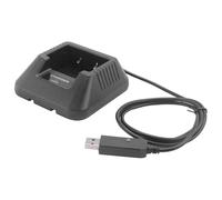 Sirxlevcy Sostituzione del di Ricarica USB del Caricabatterie per Walkie Talkie per UV-5R UV-5RE -5R Radio Bidirezionale