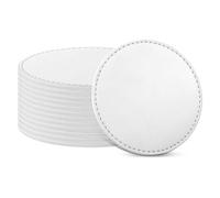 Sirxlevcy Sottobicchieri Rotondi per Sublimazione da 12 Pezzi Sottobicchieri per Sublimazione da 4 Pollici Sottobicchieri Rotondi Antiscivolo per Trasferimento di per