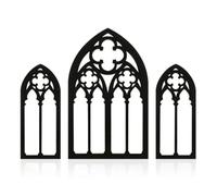 Sirxlevcy Specchi Gotici Decorazione da Parete Specchio con Decorazione Ad Decorazione per Camera Gotica A Parete Specchio da Finestra Cattedrale Vintage per Camera