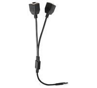 Sirxlevcy Splitter Ethernet RJ45 da 1 un 2 Femmine per Adattatore per di Estensione di Rete LAN Super Cat5, Cat6, Cat7