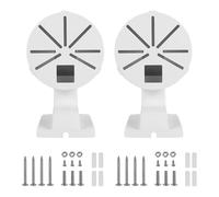 Sirxlevcy Staffa di Montaggio per Telecamera di Sicurezza, Staffa di Tipo L per Montaggio Un Parete per Interni Ed Esterni nel ABS per Montaggio di Telecamere IP Un Cupola di Sicurezza CCTV